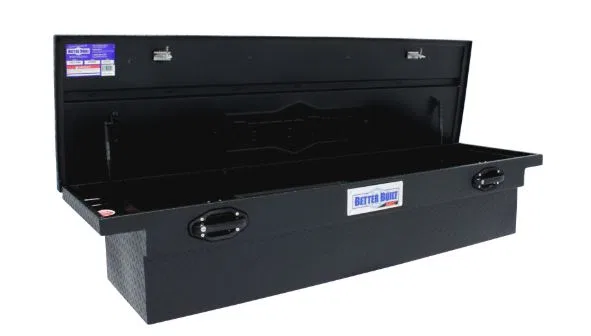 79211099 – BETTER BUILT Tool Box, Crossover Low Profile Single Lid Pull Handle Powder Coated Diamond Tread Matte Blac...